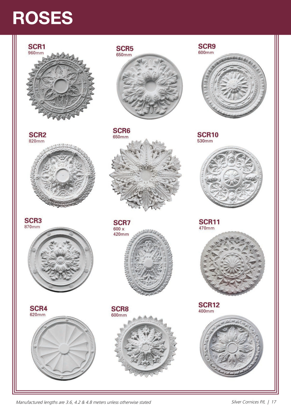 Buy Plaster Cornices Ceiling Panels Roses More Silver